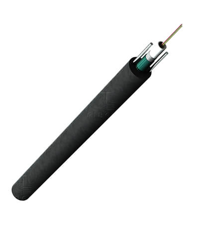 Cable blindado ligero de tubo uni-tubo aéreo para conductos exteriores GYXTW
