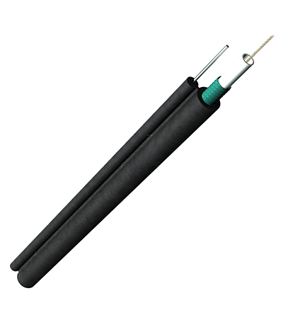 Cable de fibra en forma de 8 de tubo central