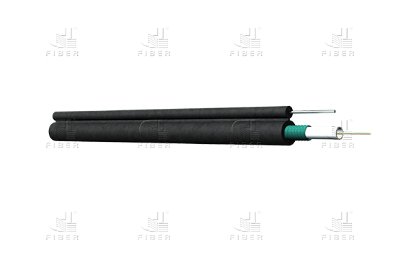 Cable de fibra en forma de 8 de tubo central
