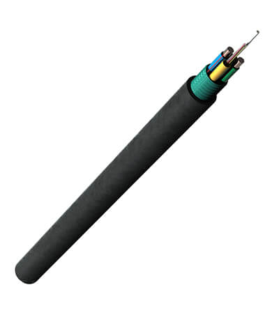 Cable de fibra híbrido Cable de fibra óptica compuesto autosuficiente
