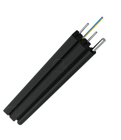 Cable de bajada FTTH para exteriores de 1-12 núcleos con chaqueta LSZH
