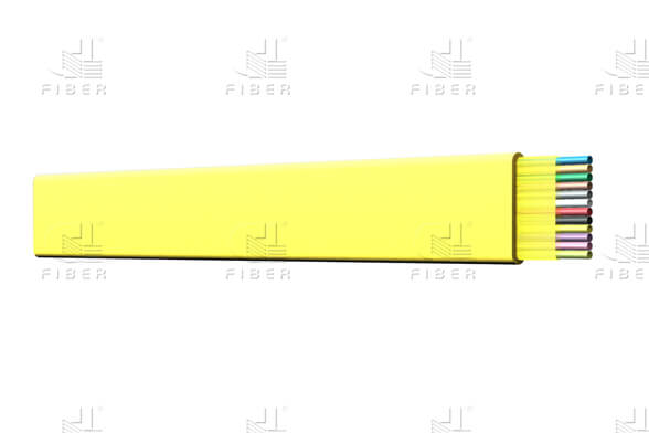 Indoor Flat Fiber Ribbon Fiber Optic Cable (GJDFBV)